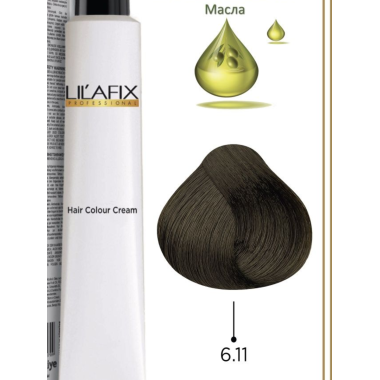 LILAFIX (Лилафикс) 6.11 Темный бл. насыщенный пепельный ,Стойкая крем ...